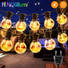 שרשרת נורות לד G40 עמידה למים IP65