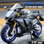 דגם אופנוע Yamaha YZF-R1M בקנה מידה 1 או 12