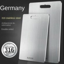 קרש חיתוך דו-צדדי מנירוסטה אנטיבקטריאלי