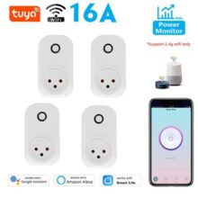 מתאם חכם Tuya WiFi לתקע ישראלי