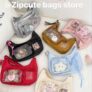 תיק כתף שקוף בעיצוב יפני