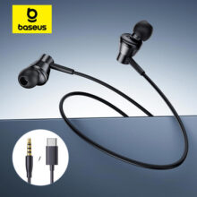 אוזניות חוטיות Type-C מבית Baseus