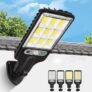 תאורת קיר סולארית LED עם חיישן תנועה