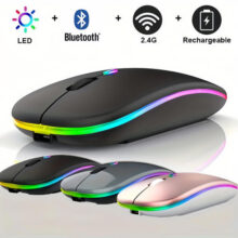 עכבר אלחוטי Bluetooth עם תאורת RGB