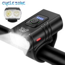 פנס LED לאופניים עם טעינת USB