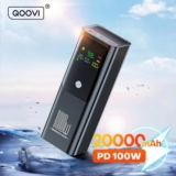 מטען נייד מהיר 100W מבית QOOVI בנפח 20000mAh